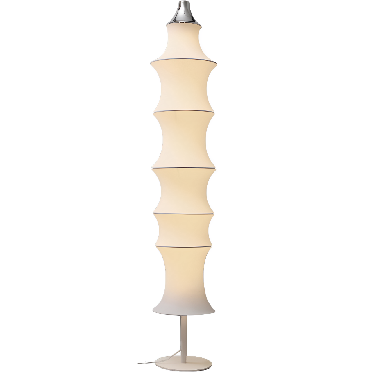 法式竹節蠶絲落地燈日式復古民宿藝術客廳臥室詫寂奶油風氛圍燈具