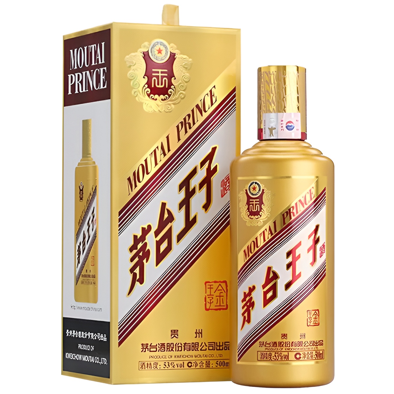 【澳門發貨】茅台金王子酒500ml