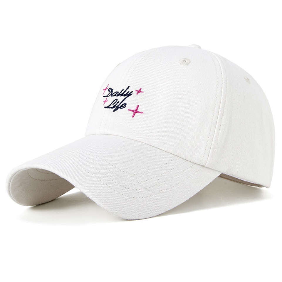 繡花棒球帽夏季新款字母棒球帽女戶外騎行休閒遮陽帽子男時尚刺繡鴨舌帽