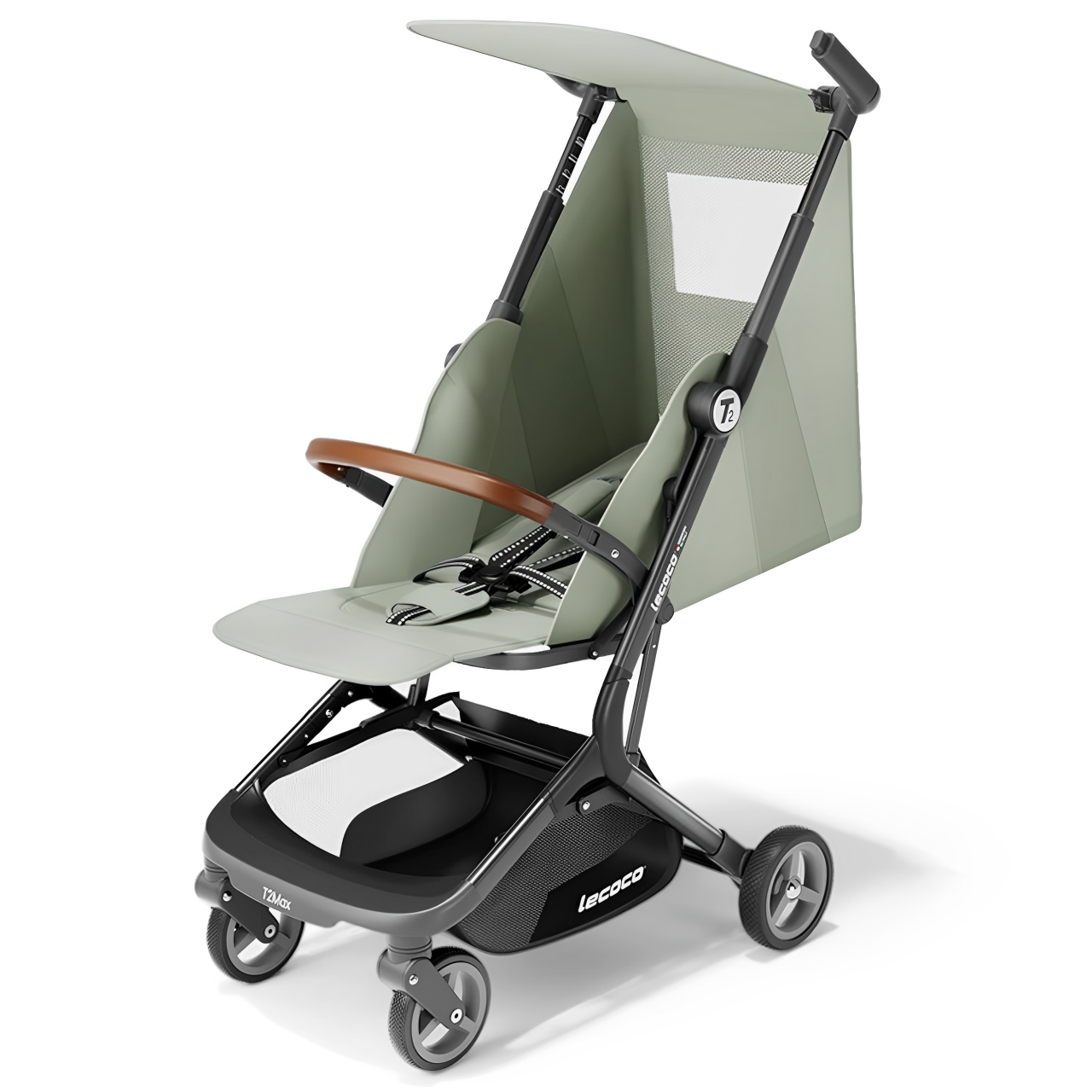 lecoco 樂卡輕便折疊嬰兒車可全躺寶寶旅行口袋推車可登機t2溜娃遛娃神器