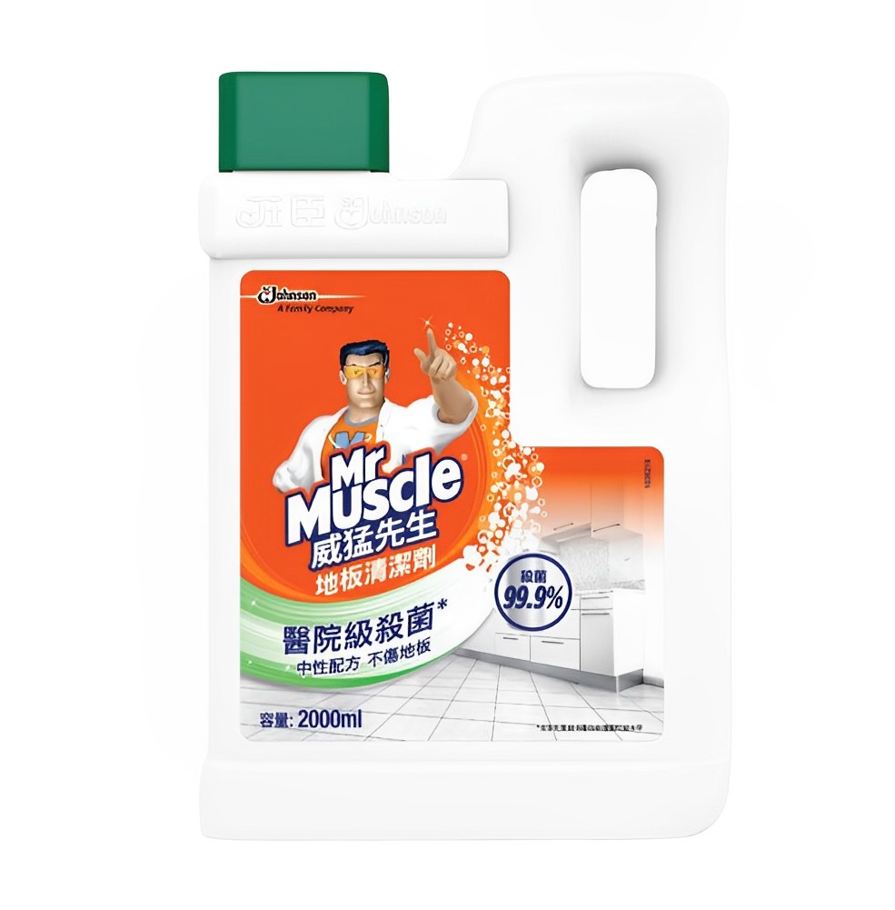 【澳門發貨】Mr Muscle威猛先生愛地潔地板清潔消毒劑2L醫院級殺菌中性不傷地板拖地消毒去污