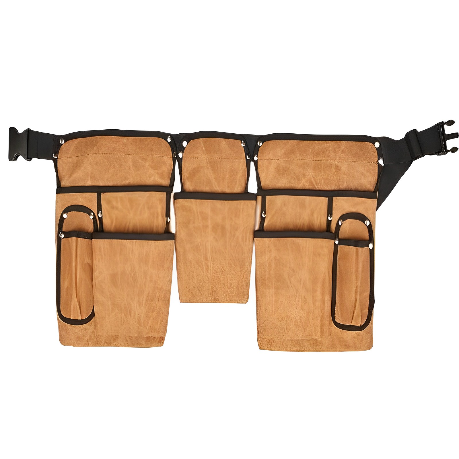 五金工具收納腰包油蠟帆布工具腰包男結實耐用多功能維修可攜式專用五金袋零件收納包