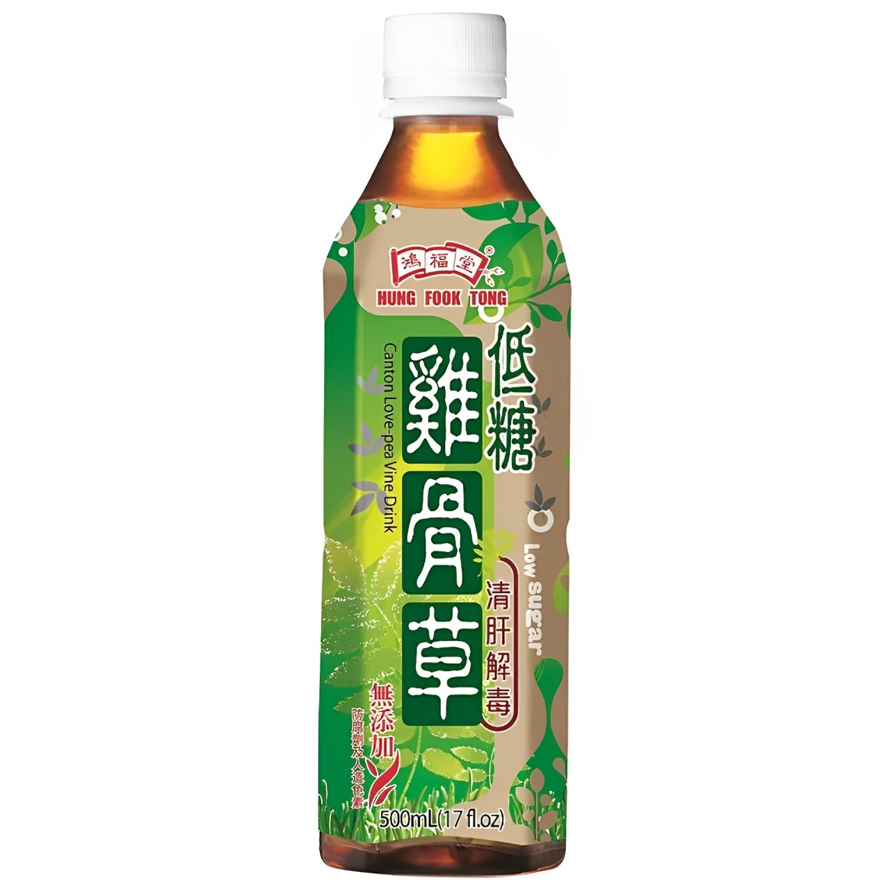 【澳門發貨】（原箱24瓶）鴻福堂雞骨草500ml清熱消暑系列低糖清肝解毒肝火燥熱袪痰止咳,