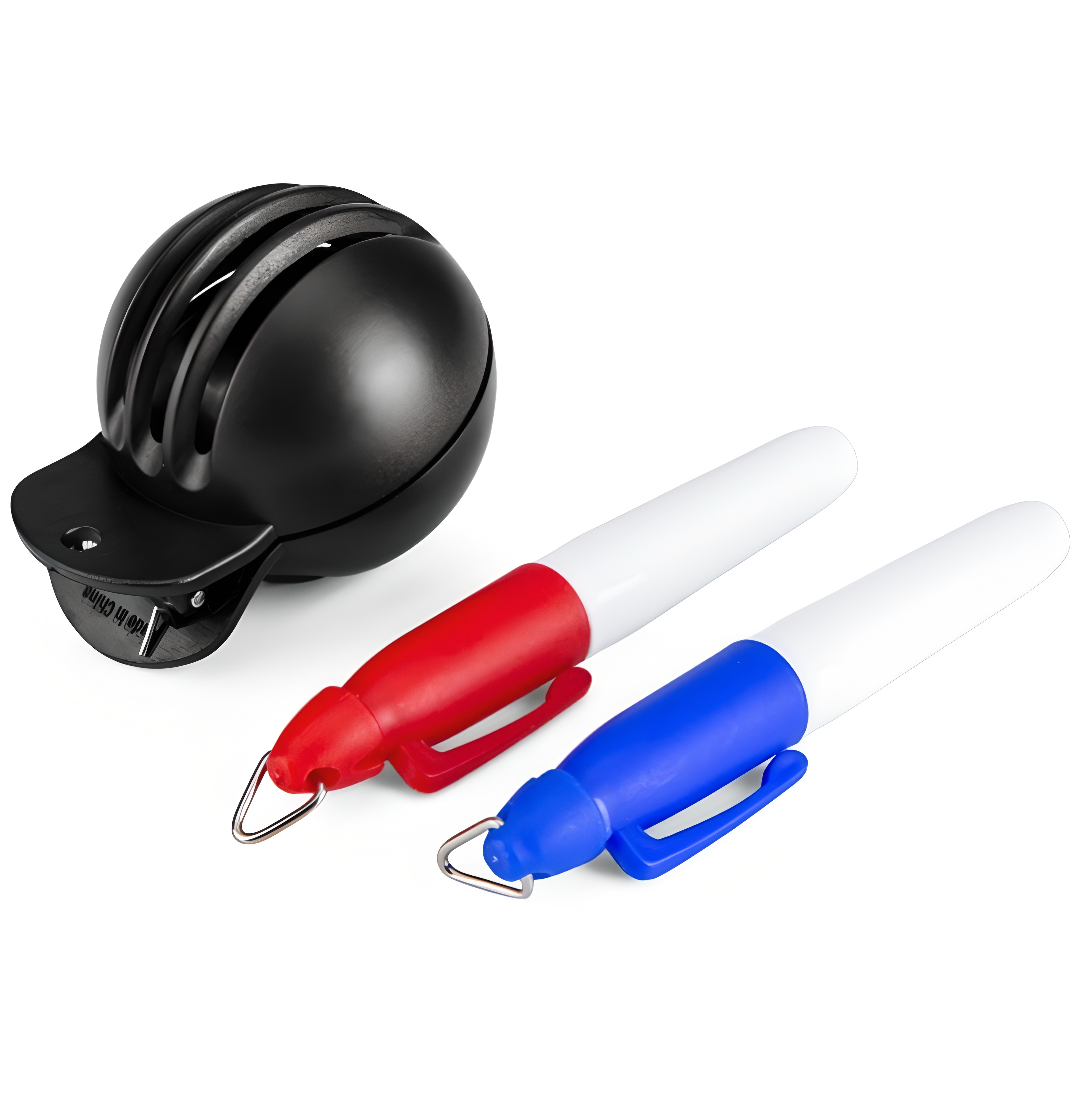 PGM高爾夫球劃線器+2支劃線筆高爾夫畫球器高爾夫夾子型配件輔助定位