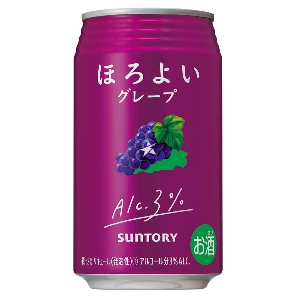 【澳門發貨】（原箱24罐）SUNTORY三得利微醉調酒350ml水蜜桃味/葡萄味/西洋梨味/鮮橙黑加侖味/乳酸菌飲品味/柚子蜂蜜味/青檸氈湯力味果汁酒預調雞尾酒