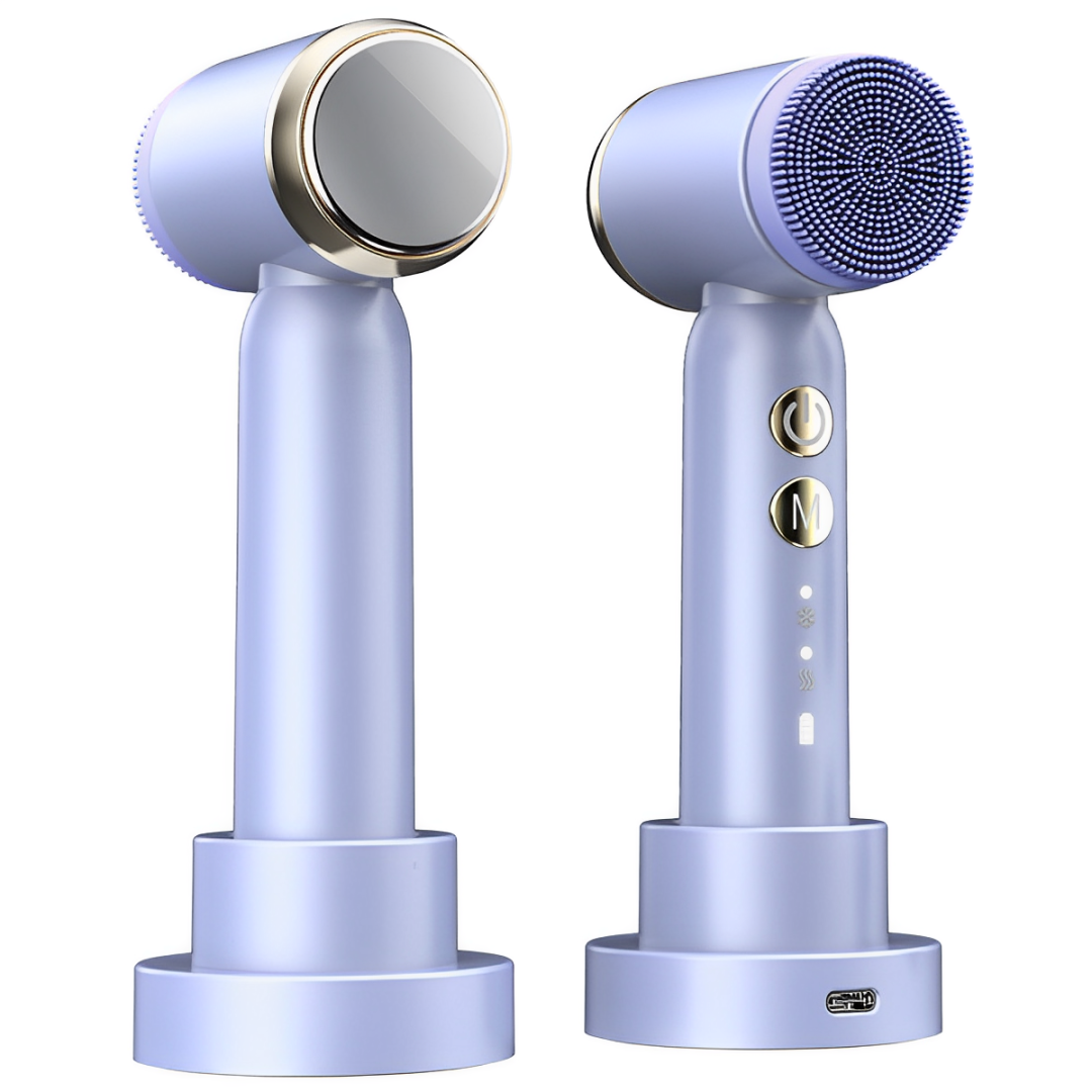 電動潔面儀含六種刷頭臉部洗臉刷矽膠美容儀器潔面刷洗臉儀清潔神器