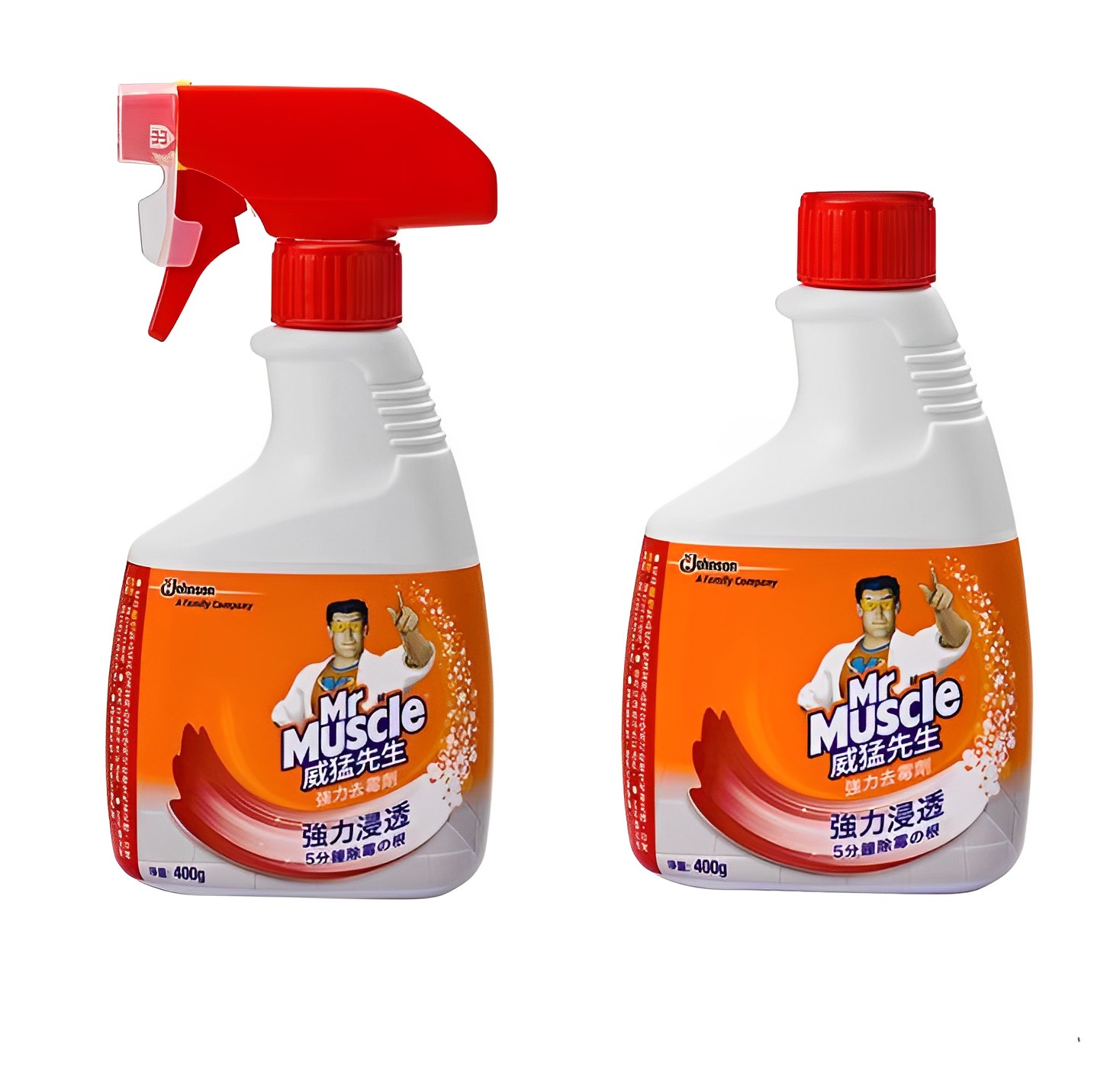 【澳門發貨】Mr Muscle威猛先生強力去霉劑噴裝/補充裝400g除霉殺菌除黴清潔劑浴室廚房清潔必備防霉噴霧