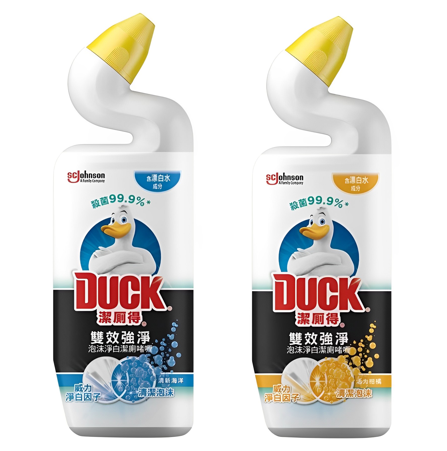 【澳門發貨】DUCK潔廁得泡沫淨白潔廁啫喱清新海洋/活力柑橘750ml泡沫潔淨淨白除菌殺菌去污除垢潔淨亮白