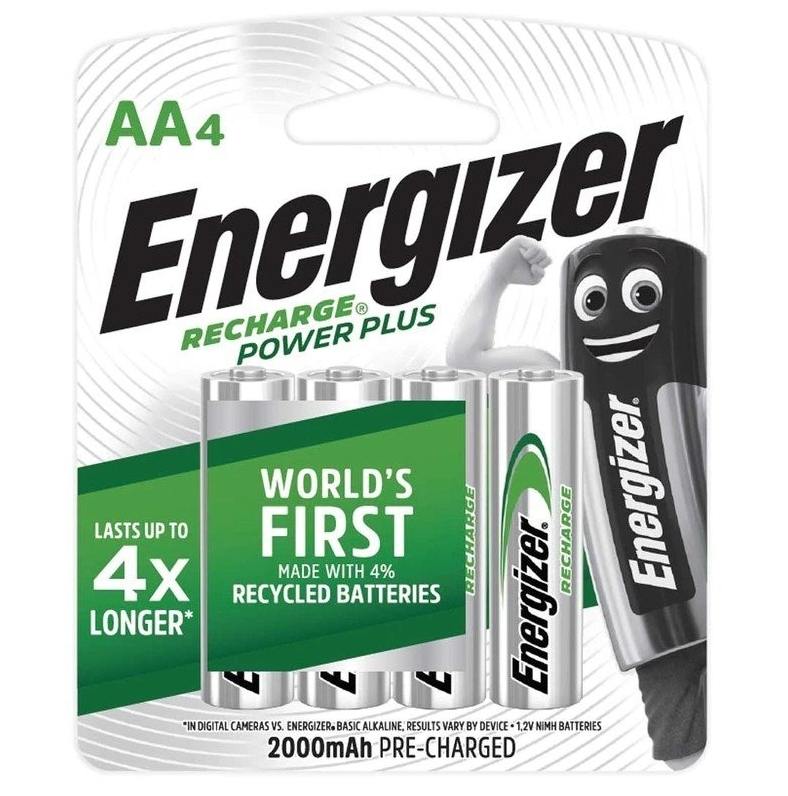 【澳門發貨】Energizer 勁量充電系列 AA/2A全能型充電池4個裝環保充電池
