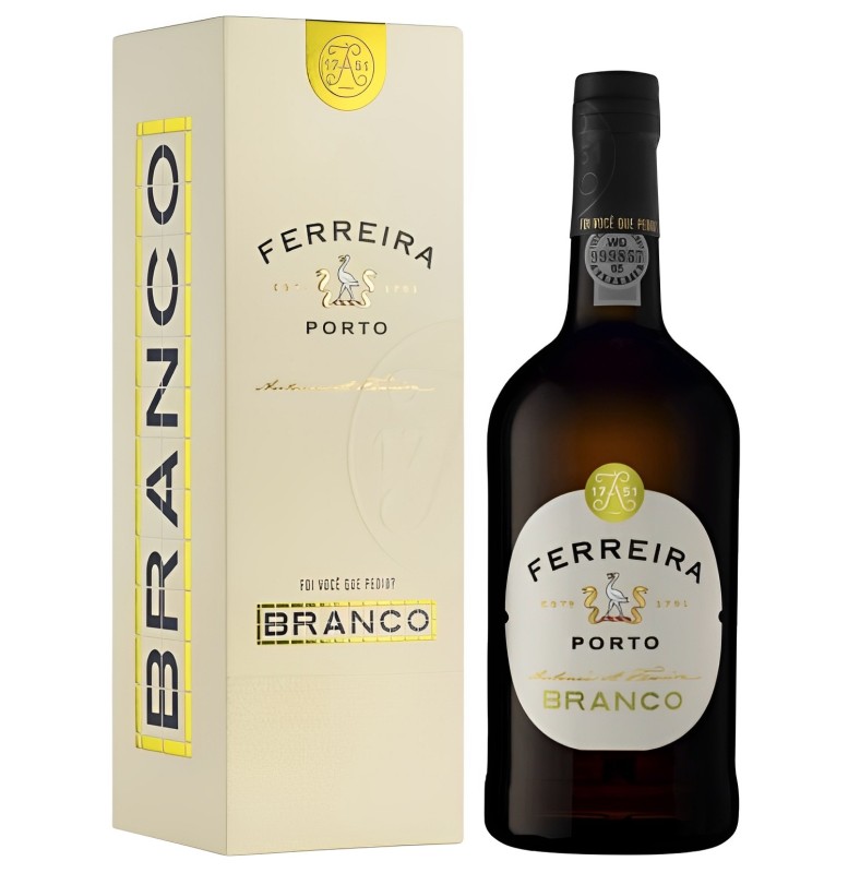 【澳門發貨】（原箱6支）FERREIRA 發利來新白鶴砵 0.75Lt 波特酒加強葡萄酒白葡萄酒甜品酒砵酒