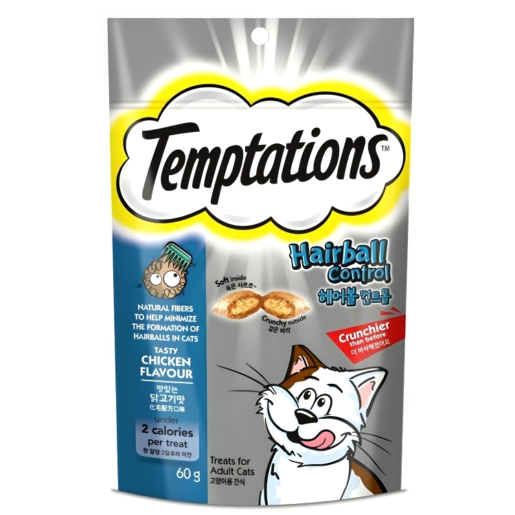 【澳門發貨】whiskas偉嘉Temptations貓小食75g/MEGA160g寵物貓貓咪零食主食營養糧食貓糧