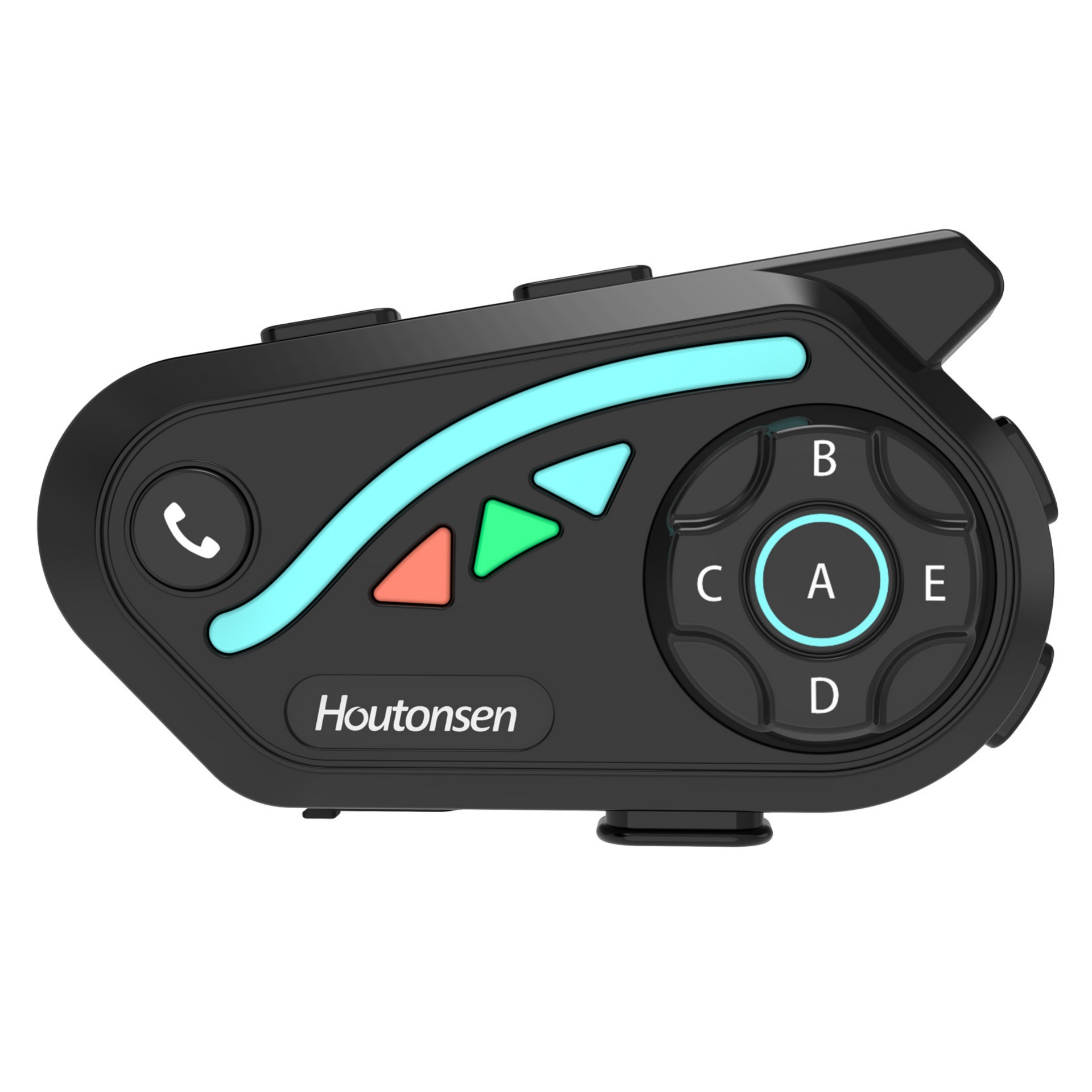 Houtonsen V8 Plus 摩托車頭盔耳機1切7即時對講機