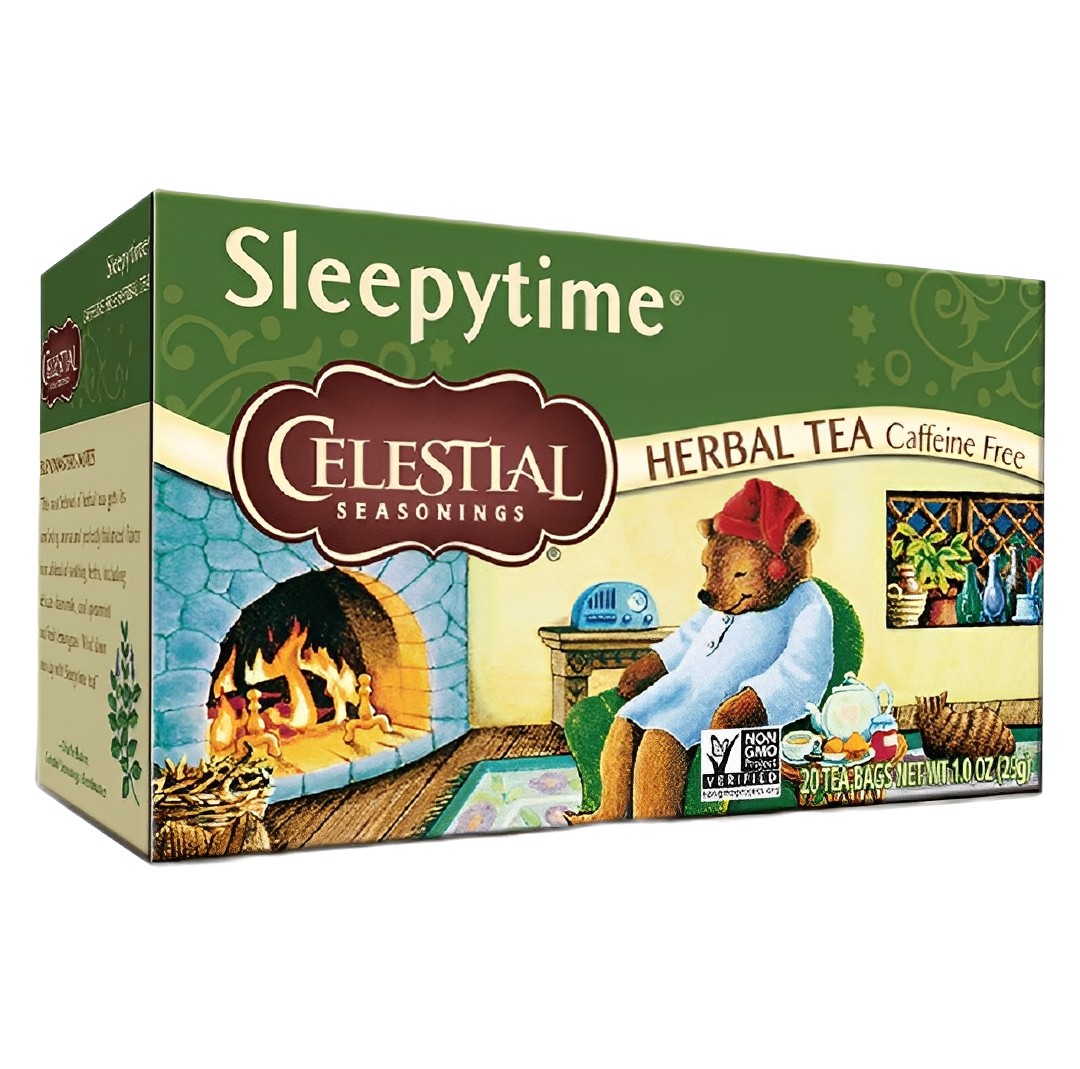 【澳門發貨】（原箱6盒） Celestial詩尚草本寧神安睡花草茶20袋裝美國有機茶包不含咖啡萃取天然草本茶冲泡飲料茶