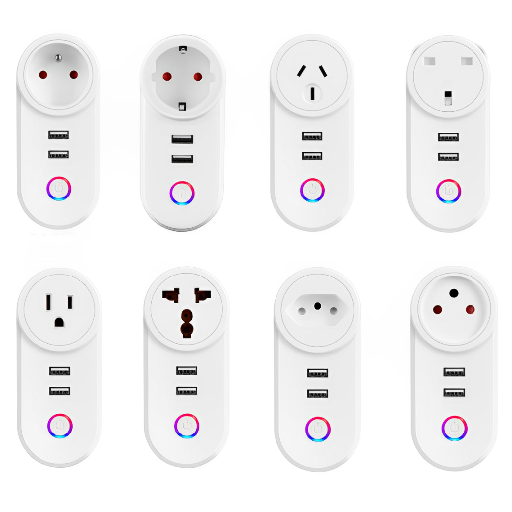 智能插座WIFI多規格語音控制手機無線遠程手機定時倒計時開關16a計量插頭