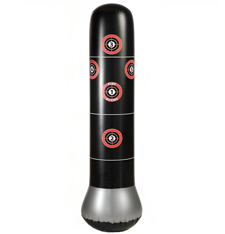 充氣立式拳擊柱健身拳擊沙袋PVC充氣加厚拳柱不倒翁搏擊