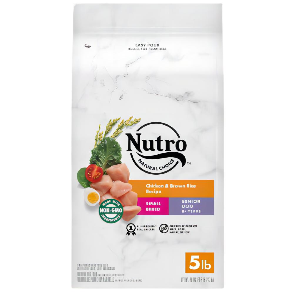 【澳門發貨】 （原裝3袋）Nutro Natural Choice美士小型高齡犬糧5lb維持健康抵抗力天然膳食纖維消化系統健康皮膚健康毛髮柔軟亮麗乾狗糧