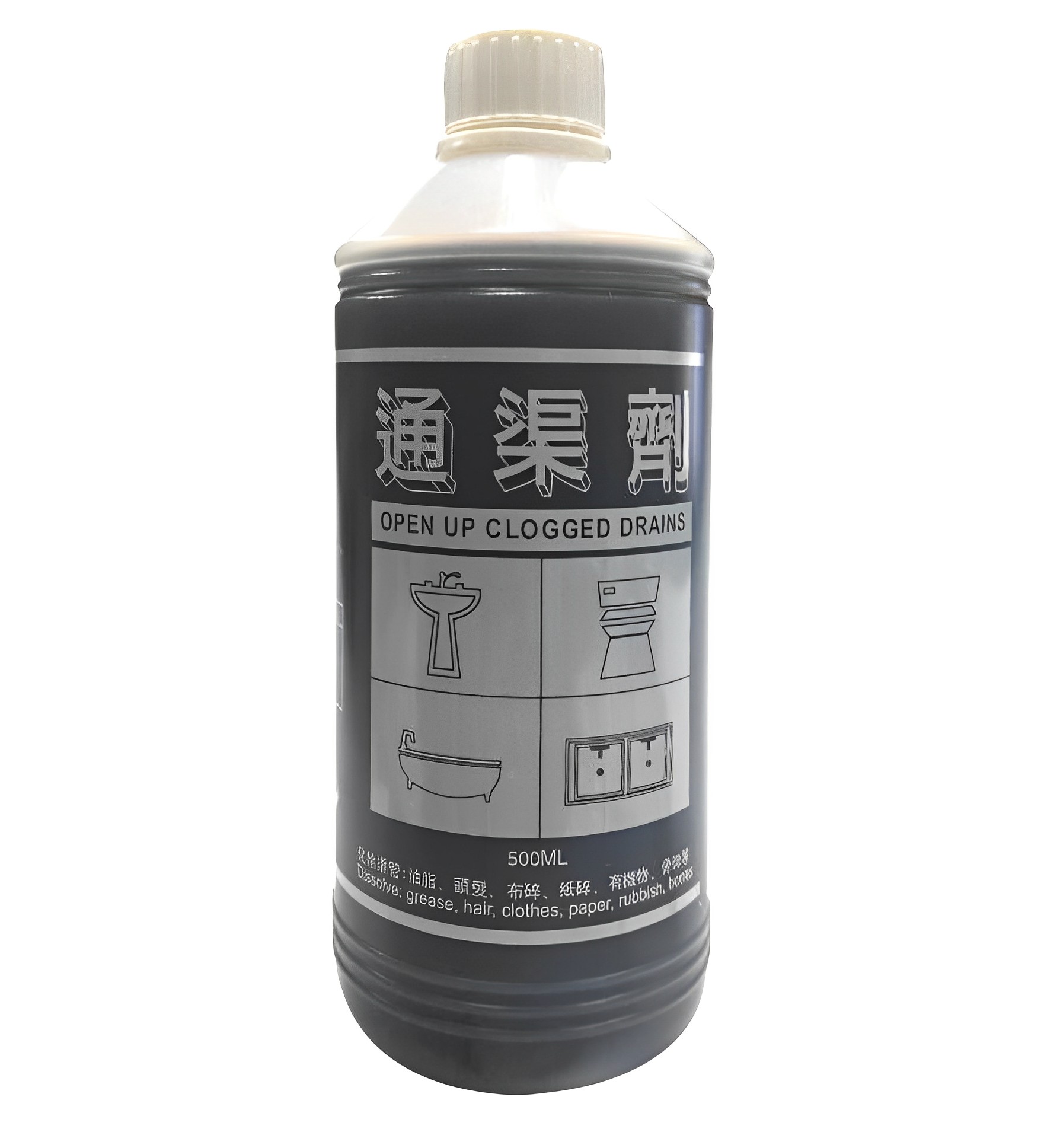 【澳門發貨】PolyClean保潔麗強力通渠劑500ml廚房浴室浴缸洗手盤管道水管下水道疏通堵塞溶解打碎通走淤塞毛髮不傷管道