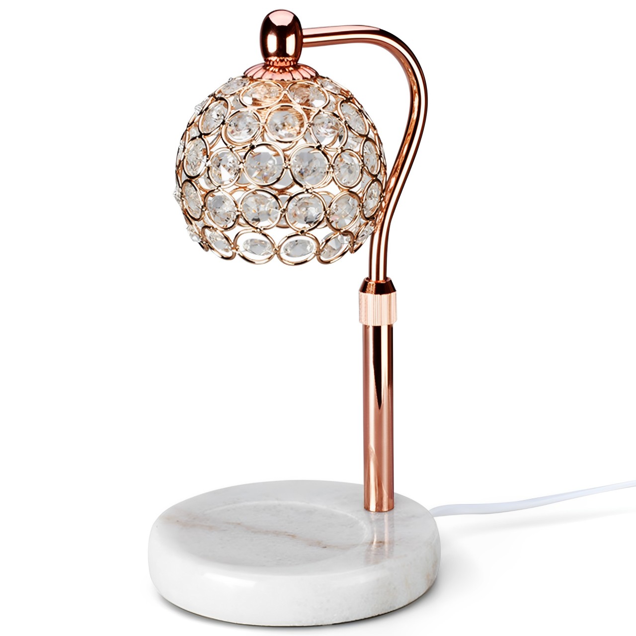 融蠟燈復古大理石香薰蠟燭燈床頭創意水晶燈浪漫氛圍