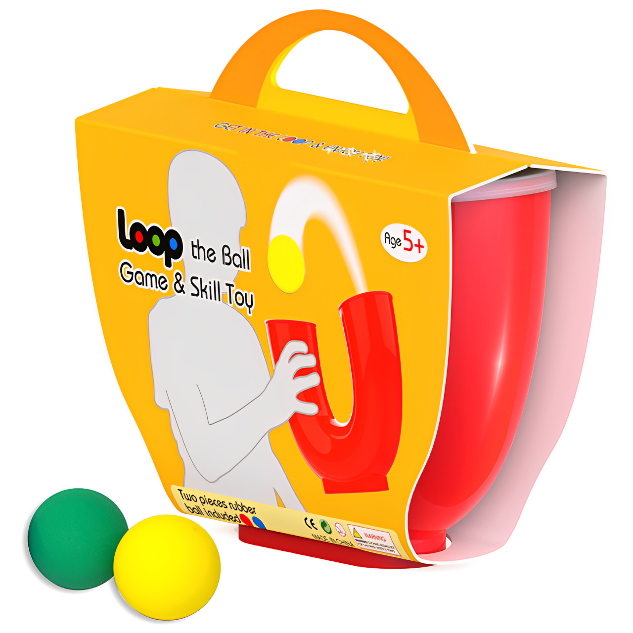 U管特技球玩具乒乓球解壓遊戲戶外運動 Pindaloo Skill Game