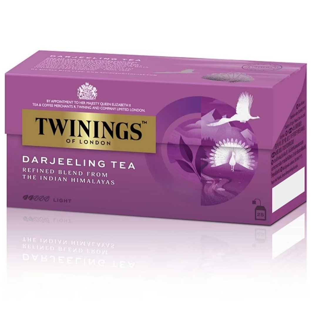 【澳門發貨】6盒 TWININGS 川寧大吉嶺紅茶25包裝袋裝茶包