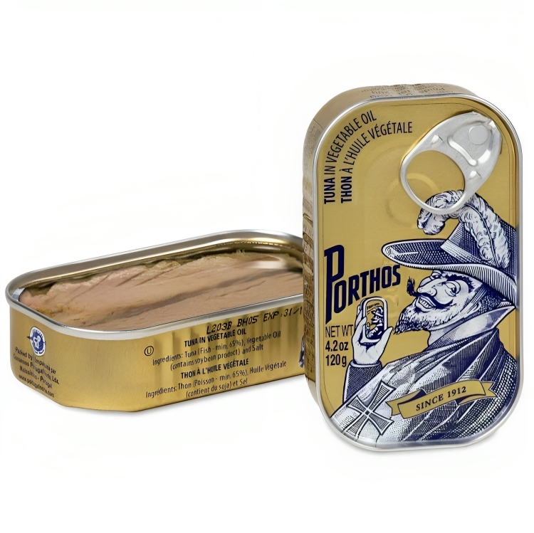 【澳門發貨】PORTHOS葡國老人牌吞拿魚罐頭120g