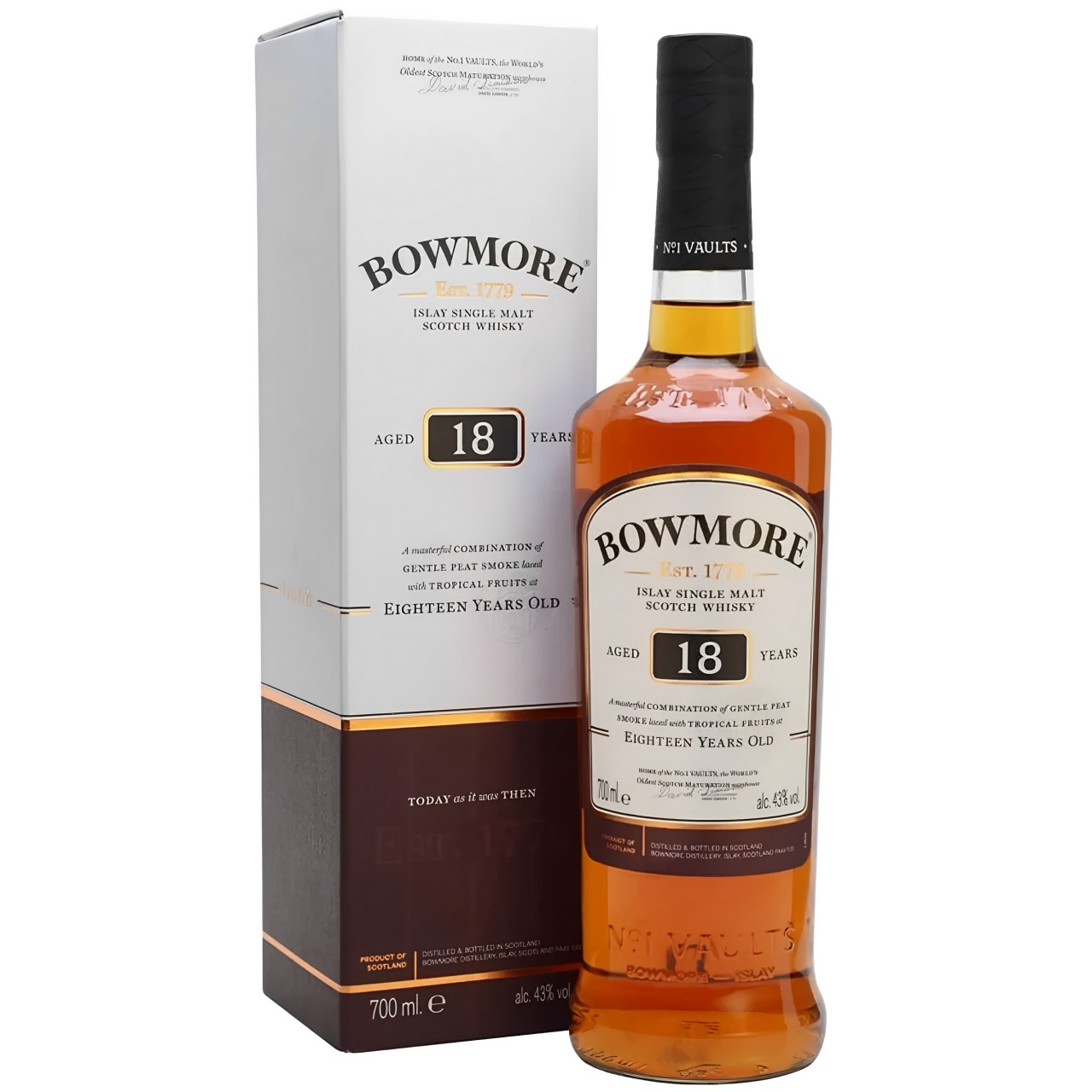 【澳門發貨】BOWMORE 波摩18年單一純麥威士忌700ml