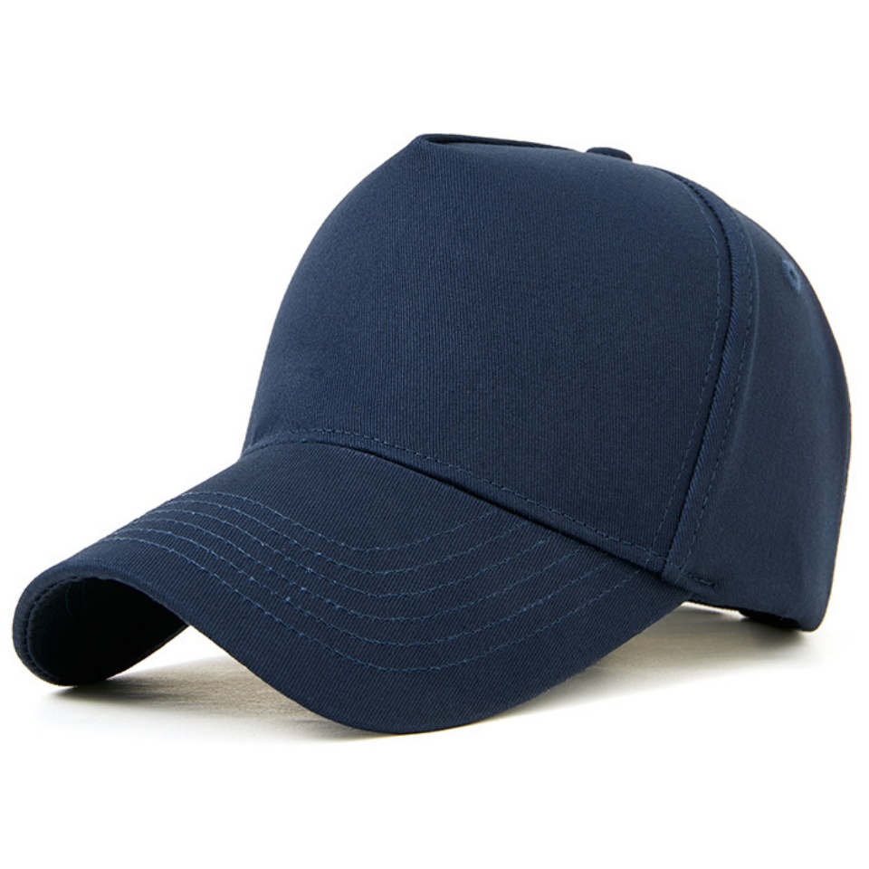 五頁頂棒球帽四季新款純色五頁頂棉質鴨舌帽男女潮休閒百搭運動五片個性鴨舌帽