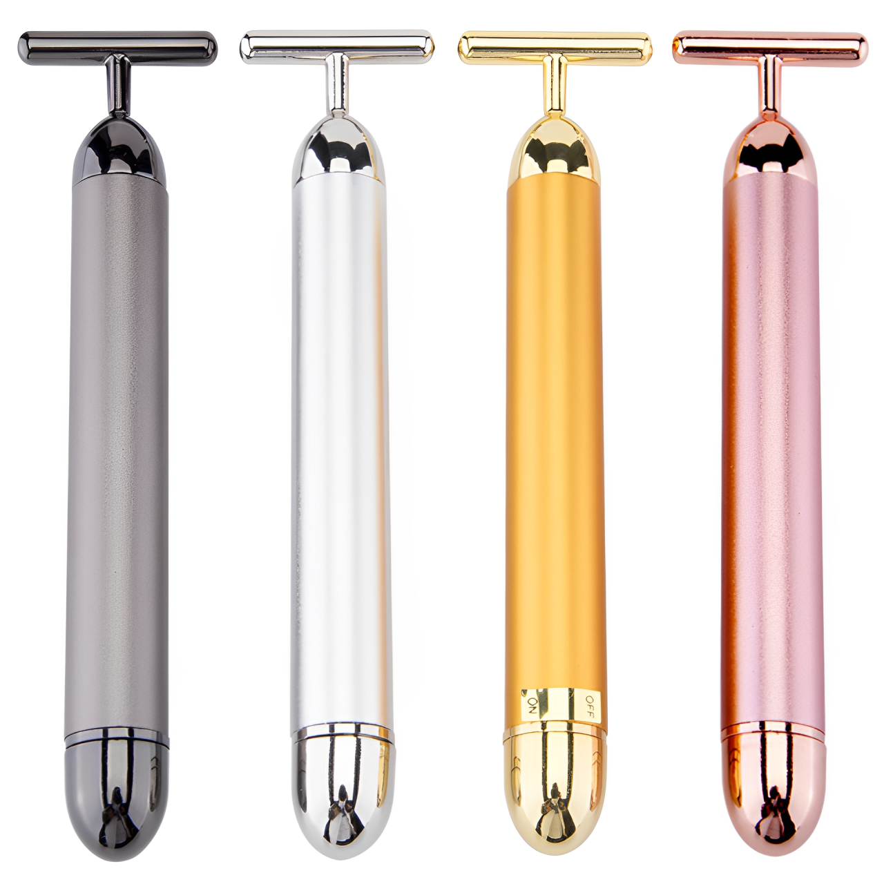 美容棒24k黃金棒電動T型棒v臉眼部按摩美容儀