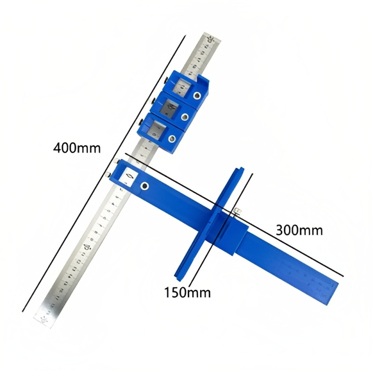 拉手打孔定位器木工多功能拉手安裝輔助神器衣櫃櫃門小把手打孔器