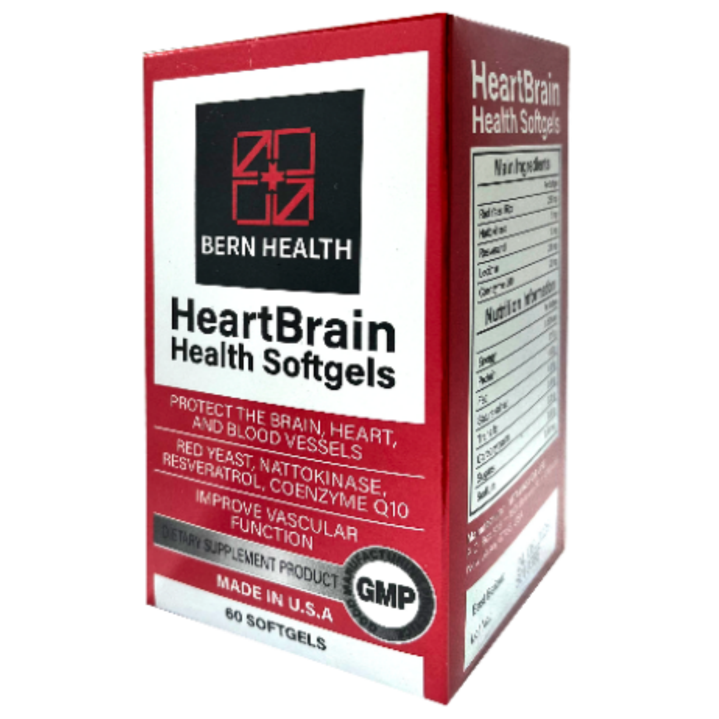 【澳門發貨】Bern Health 腦心康 60粒