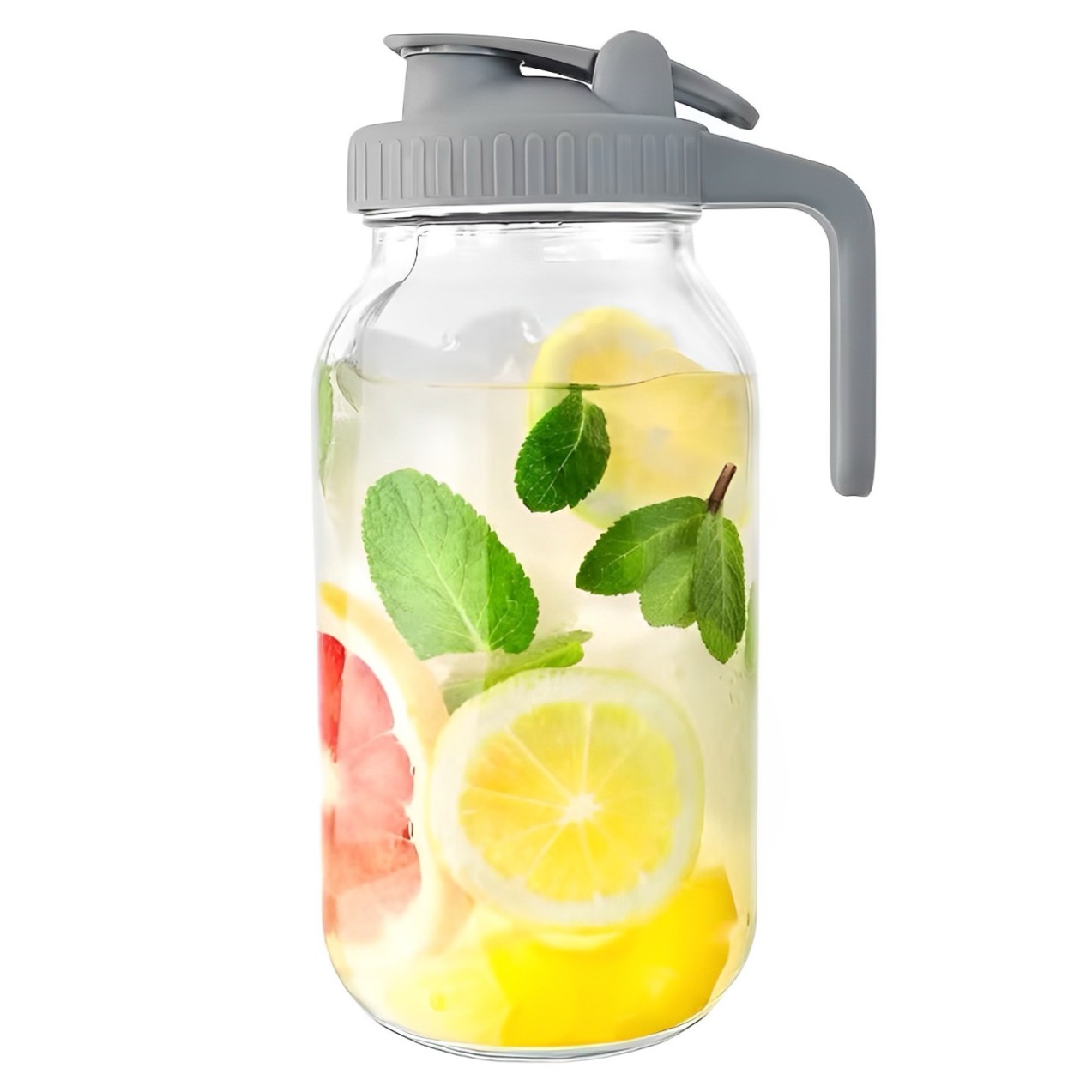 梅森瓶飲料玻璃瓶咖啡冷萃壺有濾網帶刻度梅森罐冷水壺