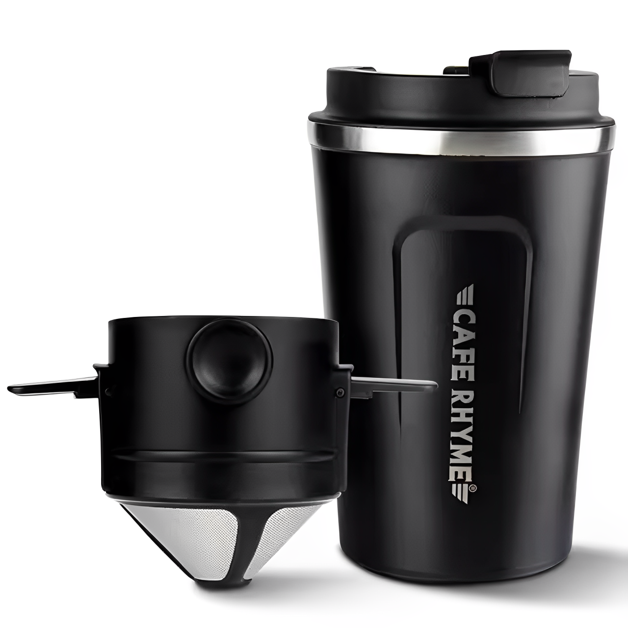 咖啡濾網免濾紙便攜過濾杯手工咖啡壺套裝不鏽鋼保溫杯戶外隨身水杯