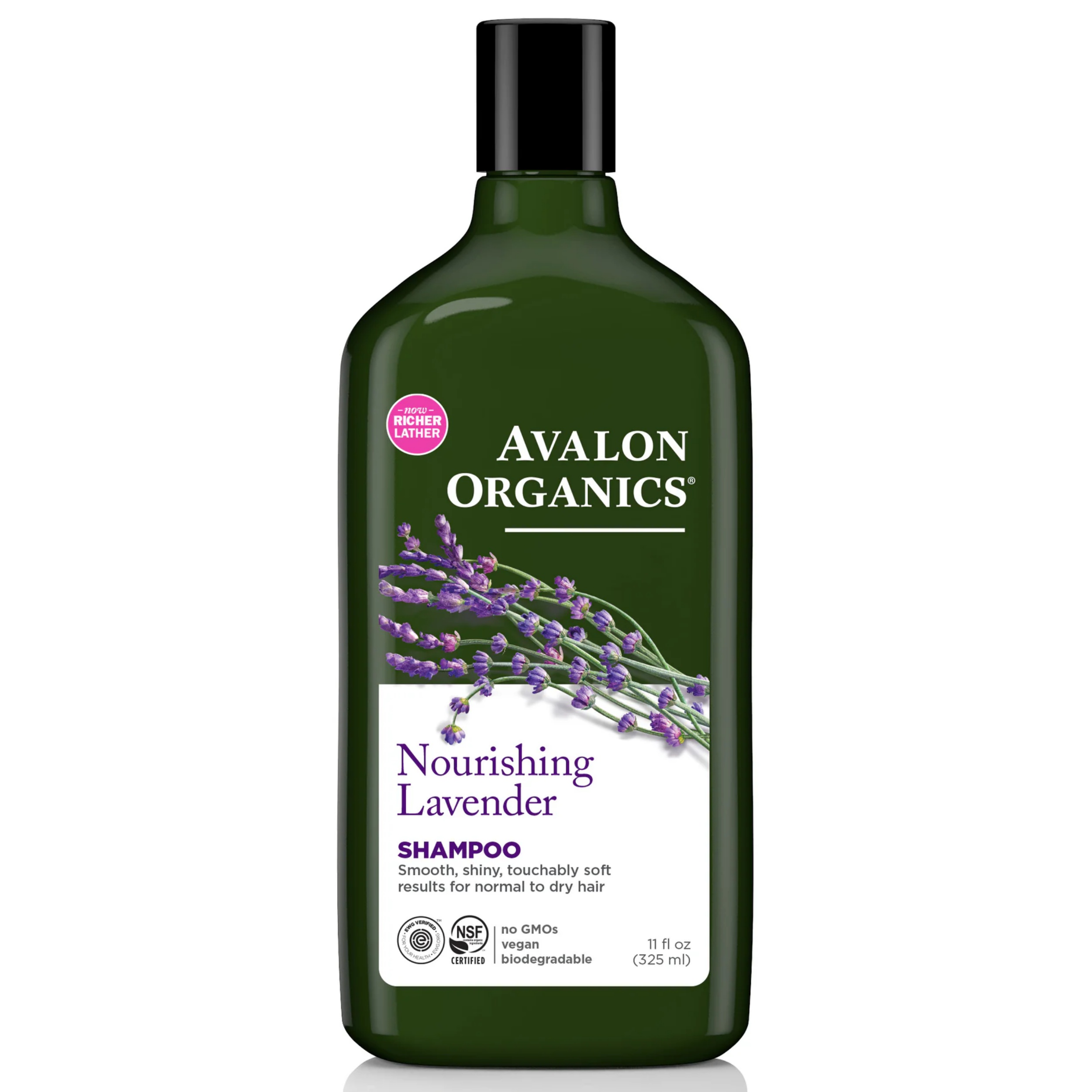 【澳門發貨】（原箱6支）Avalon Organics 雅濃有機 薰衣草滋養洗髮露 325ml 植物精萃日常洗護修護滋潤秀髮保持水潤防斷髮分叉平衡水油洗頭水