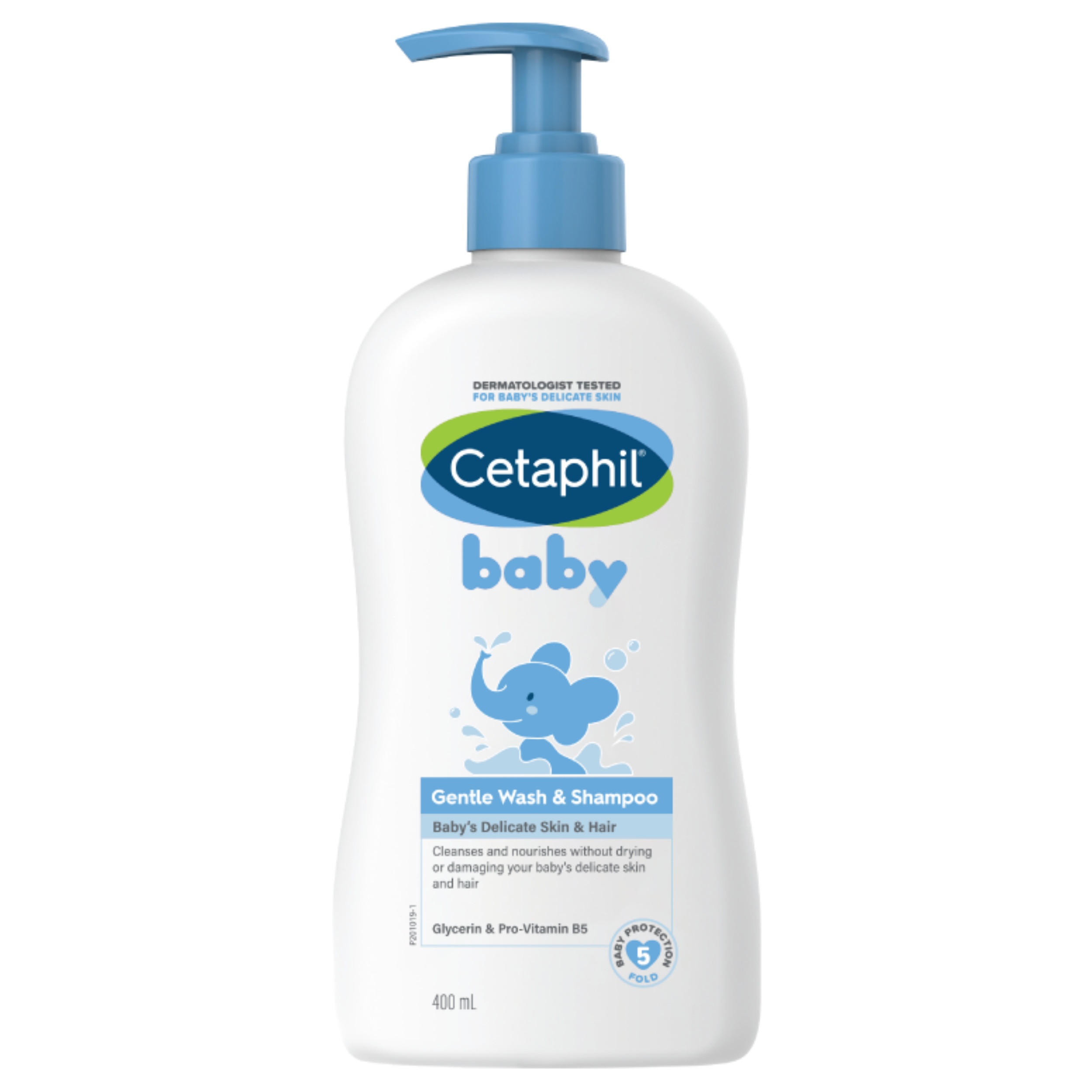 【澳門發貨】（3件起購）Cetaphil 舒特膚 嬰兒溫和潔膚及洗髮露 400ml