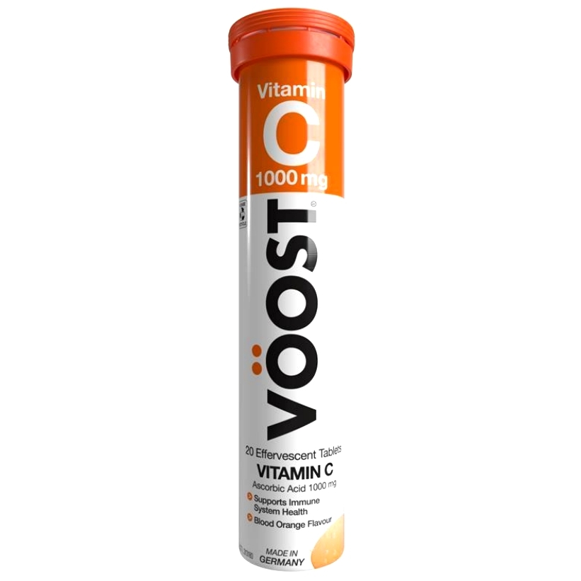 【澳門發貨】VOOST 維他命C-1000mg血橙味水溶片10片裝維C發泡錠泡騰片