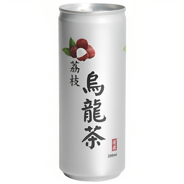 【澳門發貨】（原箱30罐）Lucky Me 得米荔枝烏龍茶250ml