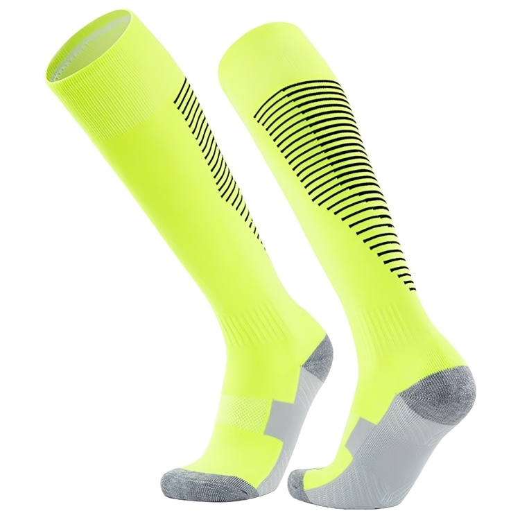 專業足球襪過膝毛巾底防滑減震訓練襪子兒童成人男士女士長筒多色可選