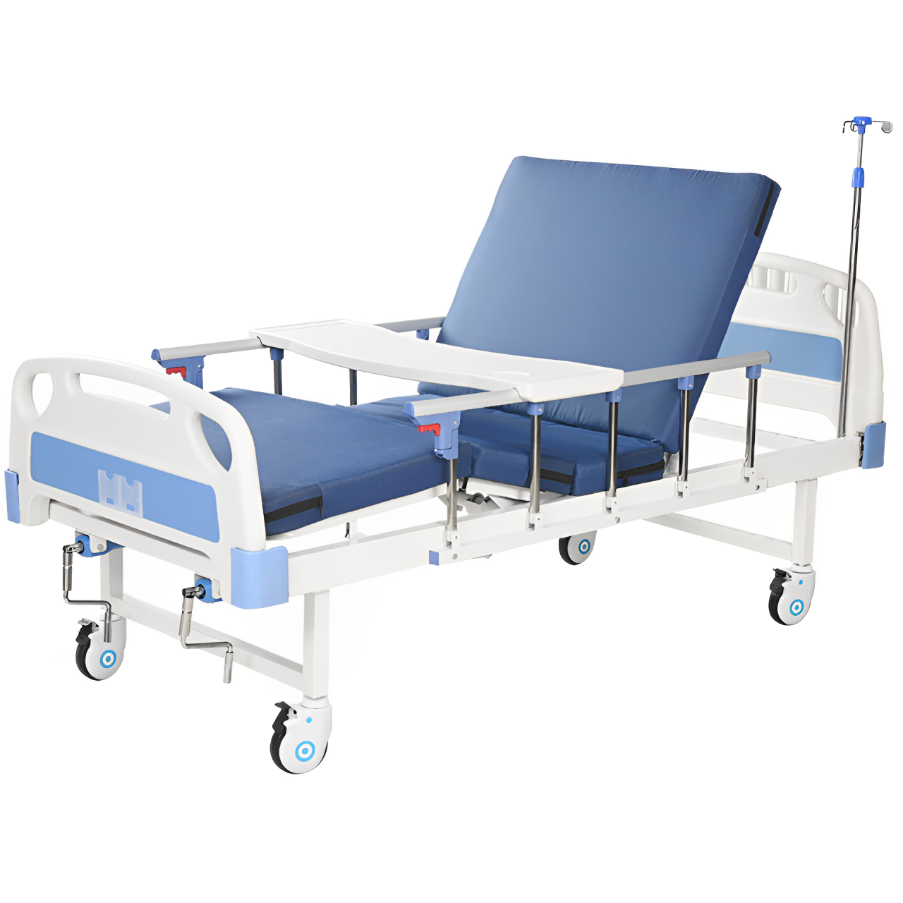 護理床單搖雙搖家用ABS平板床醫療床癱瘓病人護理床養老院醫療病床