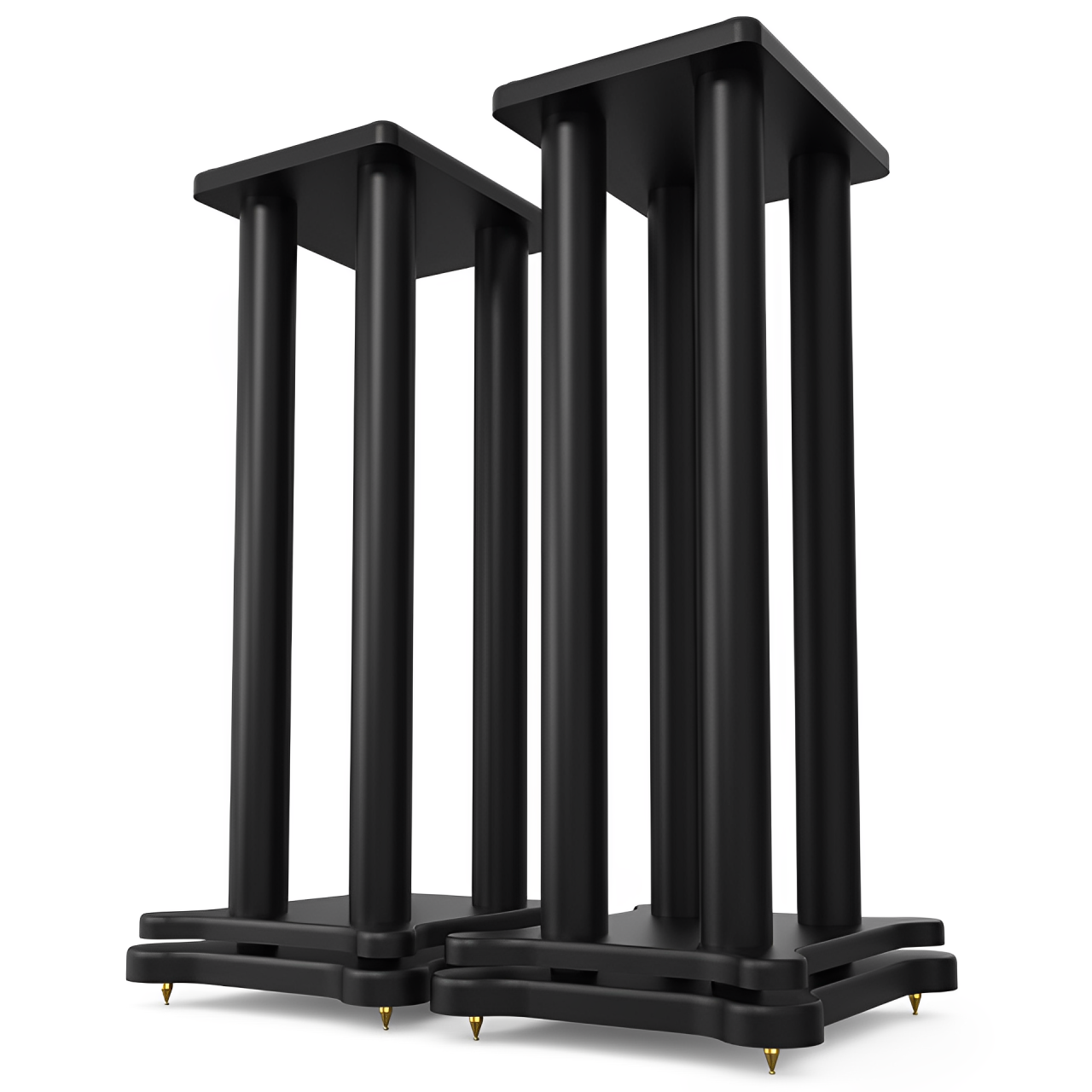 金屬專業音箱支架木質環繞書架音響腳架