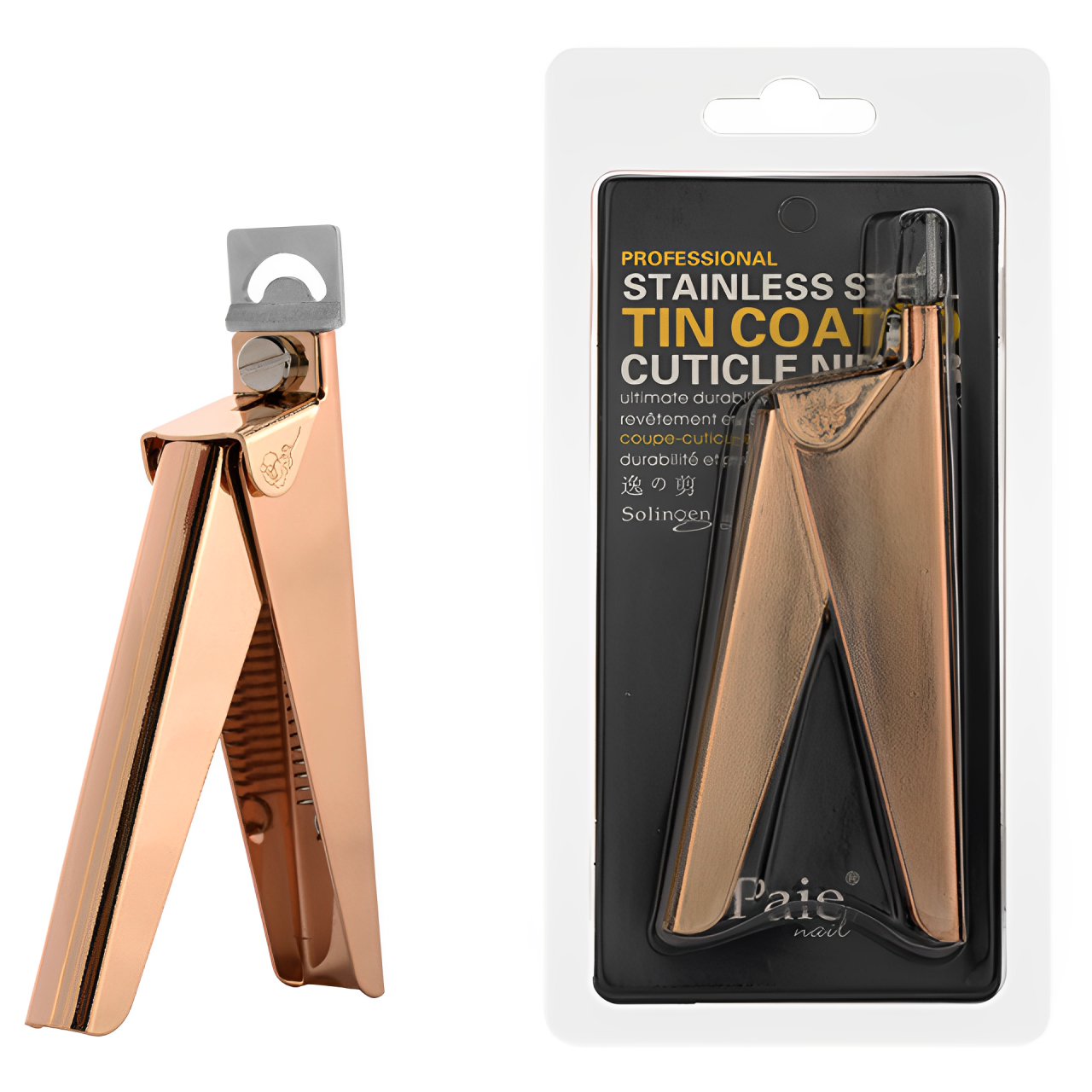 美甲一字剪綵鈦法式U型剪假指甲剪不銹鋼指甲刀美甲修甲工具