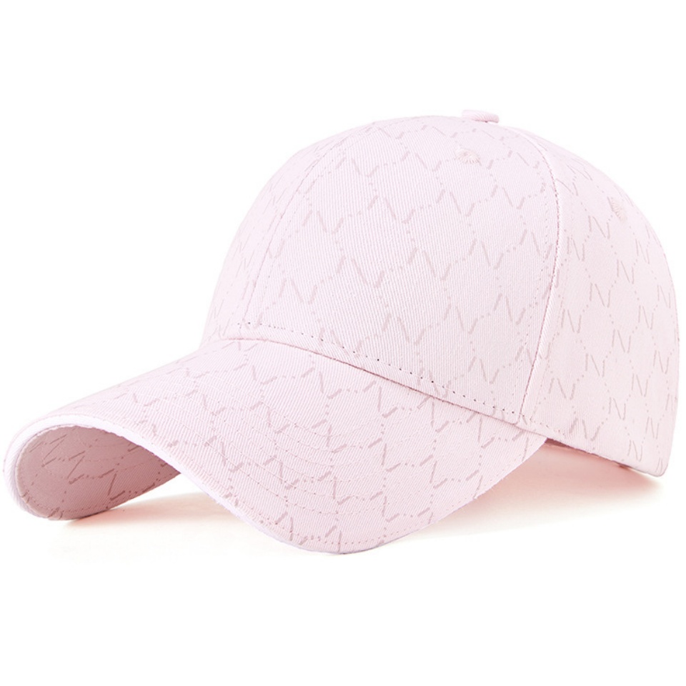 印花棒球帽春夏新款印花棒球帽女士韓版大帽檐硬殼鴨舌帽子遮陽帽女防曬