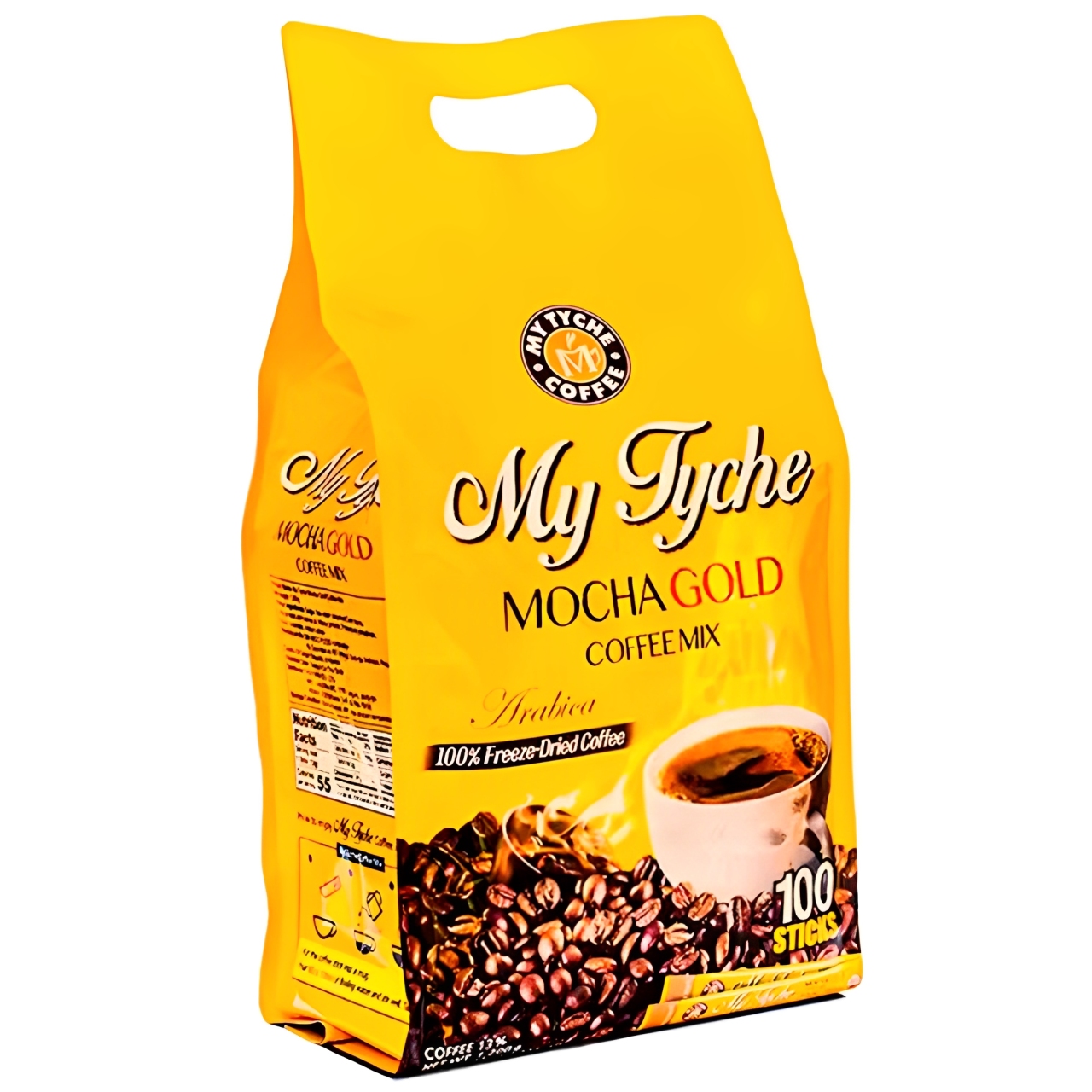 【澳門發貨】（原箱8包）My Tyche 韓國麥蒂卡摩卡三合一速溶咖啡 100條