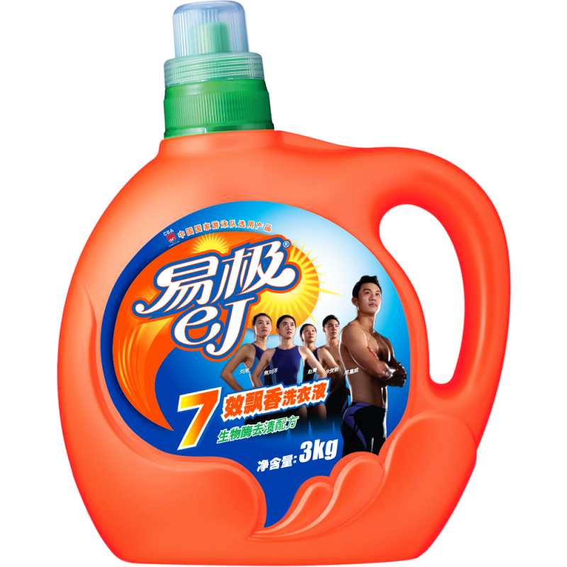 【澳門發貨】ej易極7效飄香洗衣液生物酶去漬配方3kg活性酶去漬輕鬆去除頑固污漬潔淨易漂護手護膚留香持久護色亮麗易漂洗