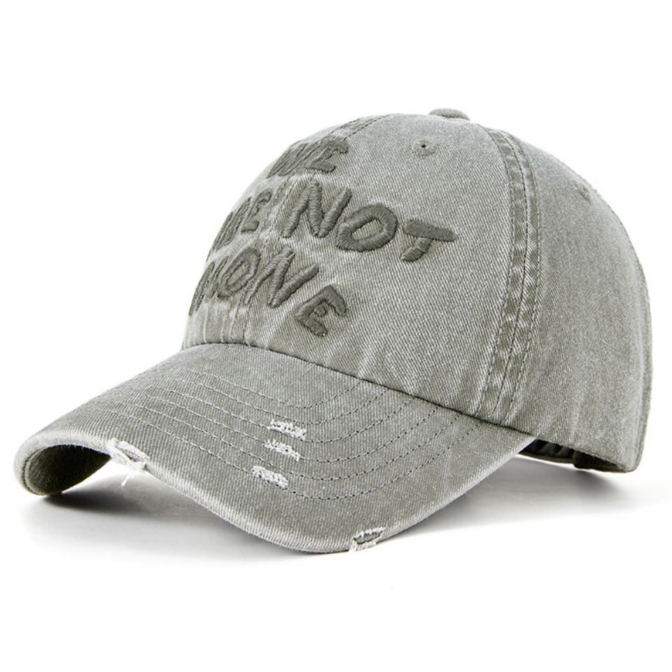 復古字母棒球帽英文字母刺繡鴨舌帽韓版潮牌時尚百搭復古水洗防曬軟頂棒球帽男女