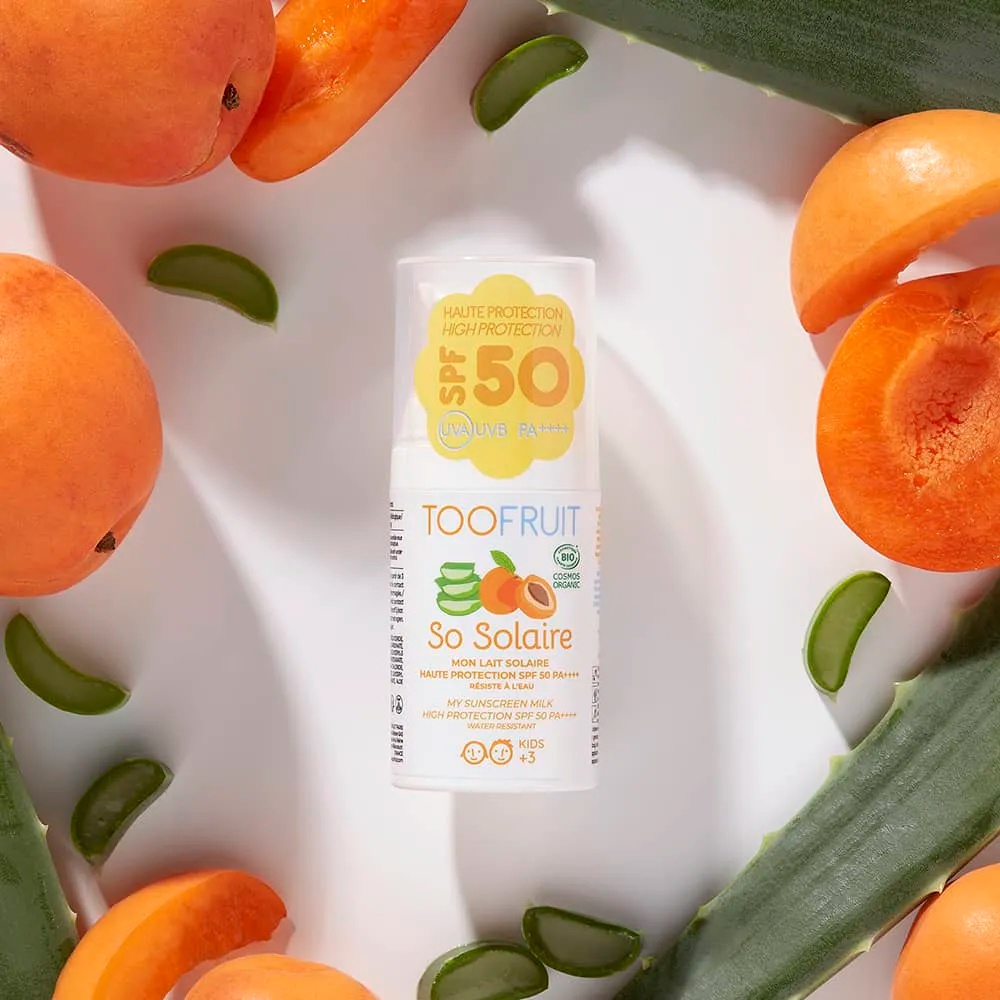 【澳門發貨】3瓶 法國 TOOFRUIT 果漾兒童物理性防曬乳液 SPF50 30ml