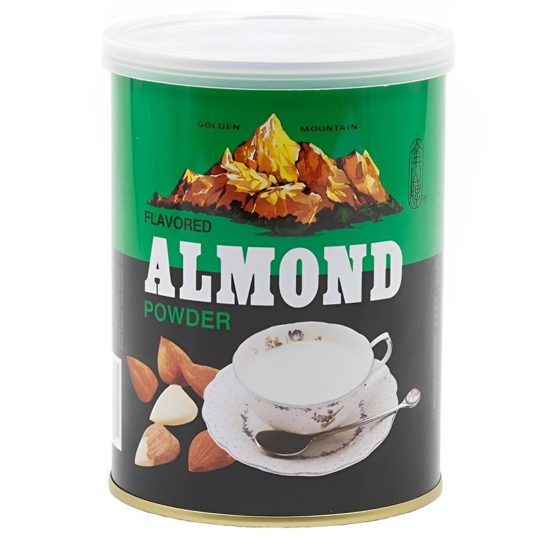 【澳門發貨】（原箱24罐）金山牌特濃杏仁霜綠罐300g杏仁芳香天然濃郁奶香沖泡飲品