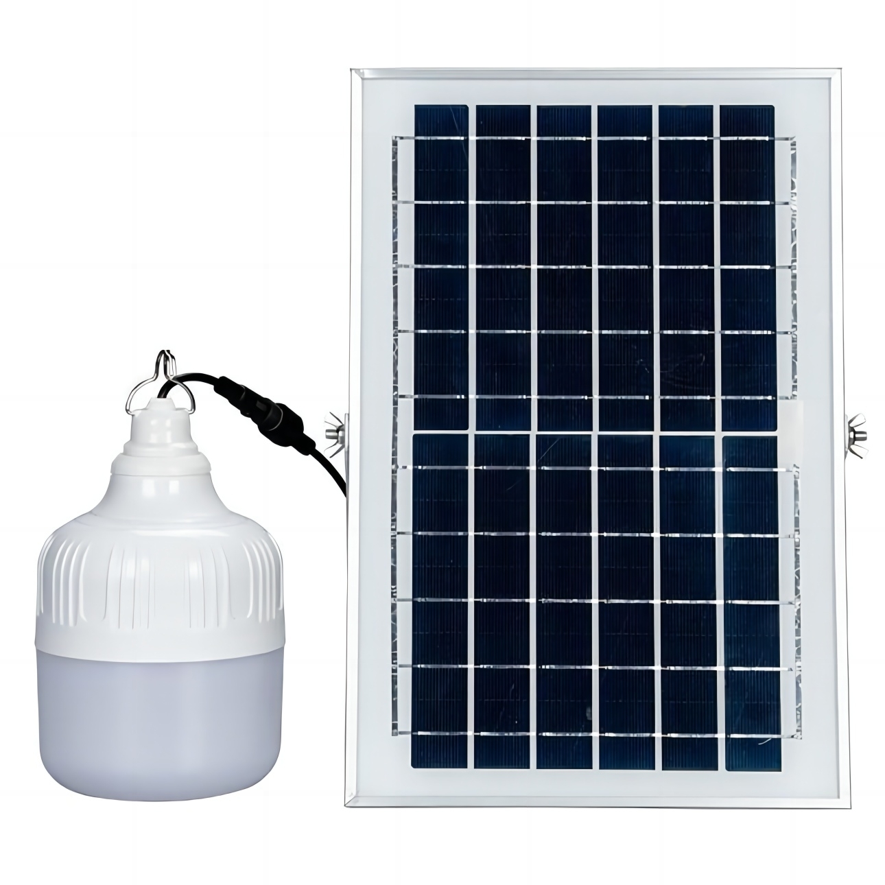 LED太陽能驅蚊照明球泡戶外防水驅蚊照明燈泡應急夜市擺攤家用太陽能燈