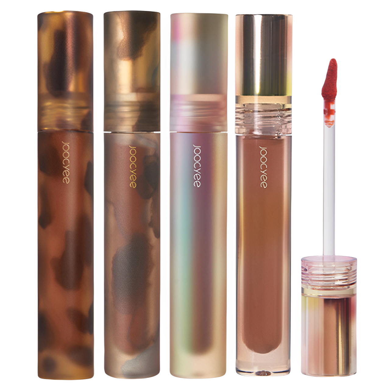 Joocyee酵色經典唇釉貝殼鏡面唇釉/琥珀啞光唇釉霧面唇泥絲絨顯白口紅唇釉