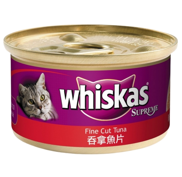 【澳門發貨】（原箱24罐）whiskas偉嘉極品濕貓糧85g寵物貓貓咪零食罐頭主食罐營養糧食貓罐頭