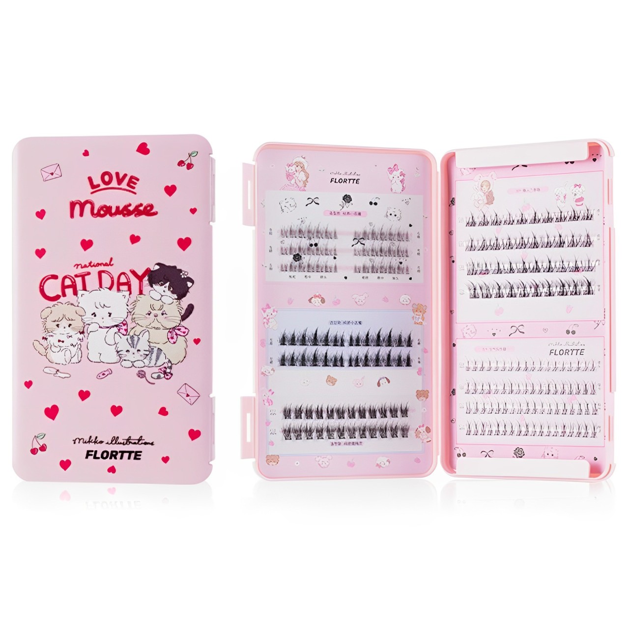 FLORTTE花洛莉亞MIKKO聯名軟軟派對系列軟軟睫毛書/假睫毛膠水